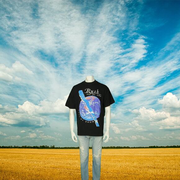 Vintage Rush Test For Echo 1996 Tour Band Single Stitch USA Made T Shirt Tee XL - Picture 2 of 5